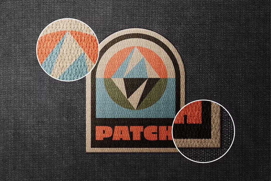 Embroidered Patch Mockup