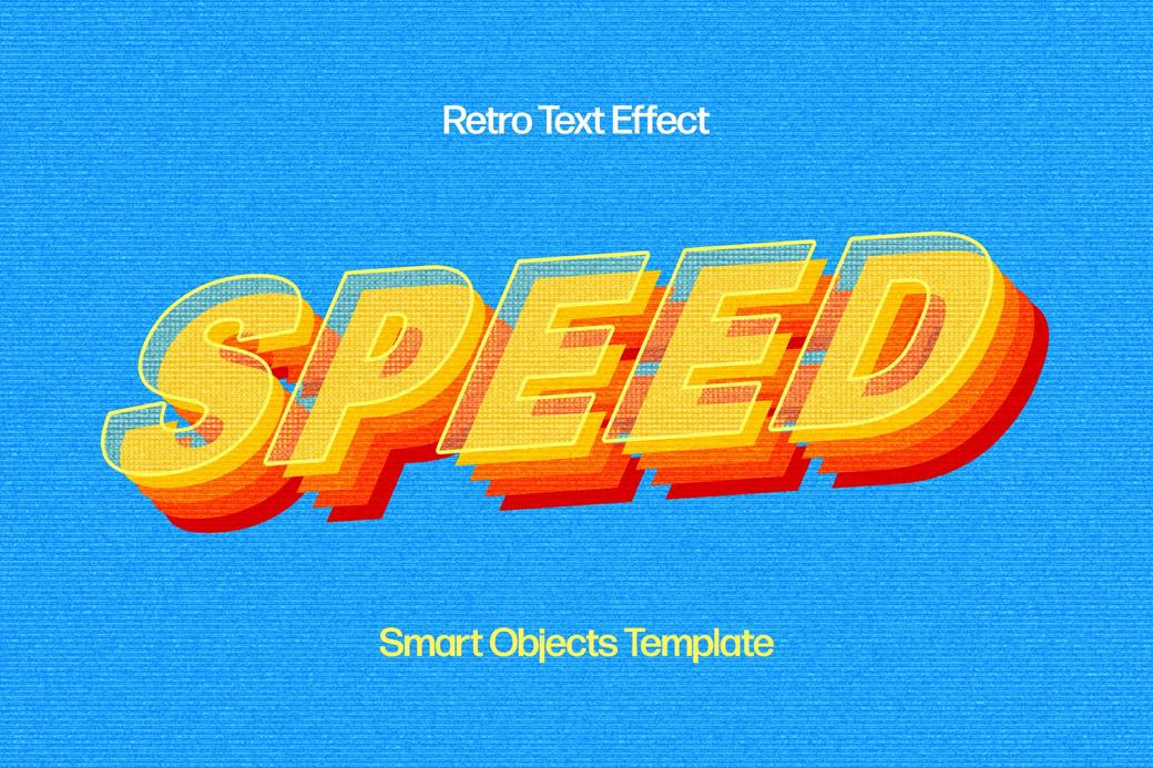 Download 70s Retro Text Effect