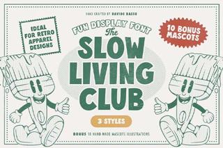 Slow Living Club — Display Font