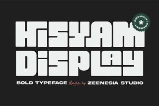 Download Hisyam Bold Typeface