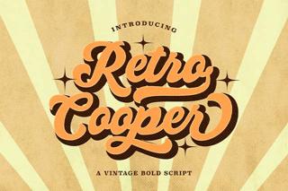 Retro Cooper — Vintage Bold Script