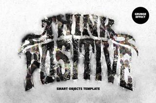Grunge Wall Text & Logo Effect