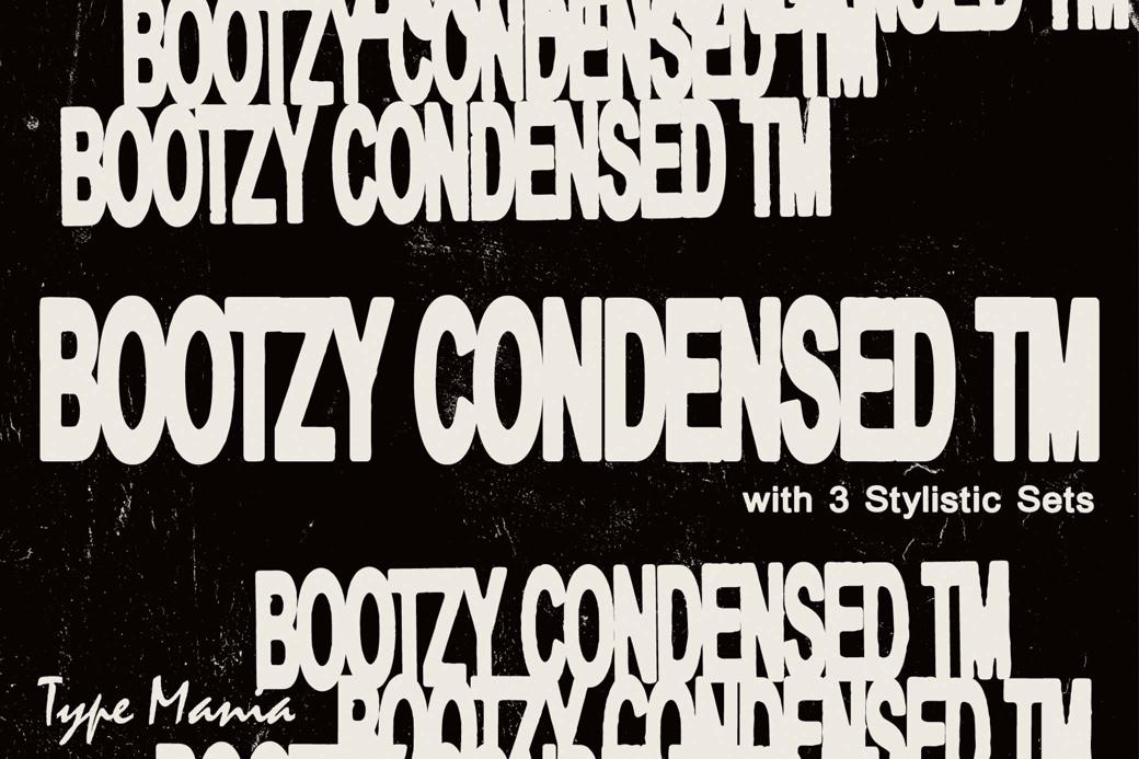 Bootzy Condensed TM | Rugged Font