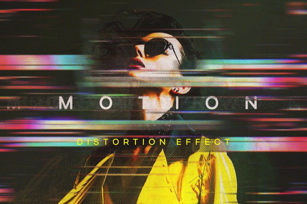 Motion Distortion Photo Effect