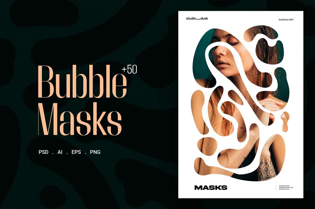 Abstract Bubble Masks