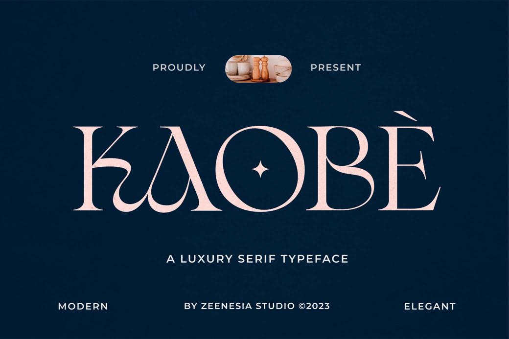 Kaobe | Luxury Serif Font