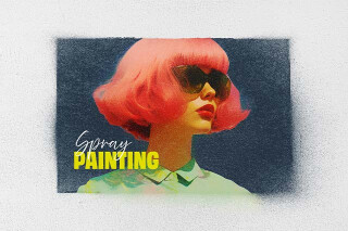 Download Graffiti Spray Painting Photo Effect