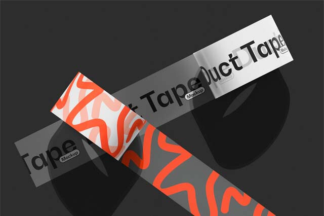Download Duct Tape Rolls Mockup