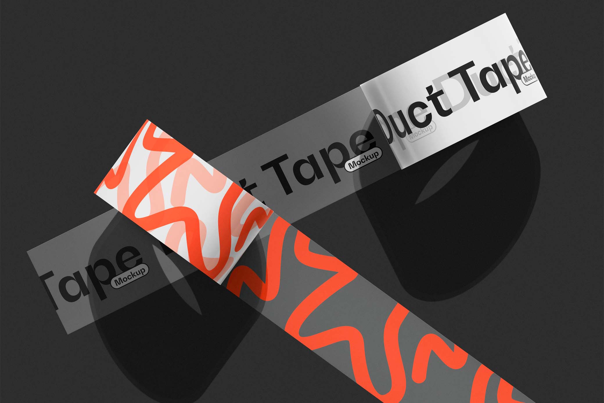 Download Duct Tape Rolls Mockup