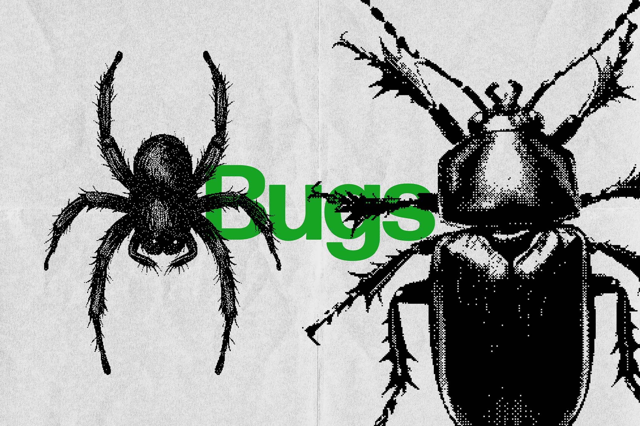 Download Bugs Dithering Bitmap Vector Shapes