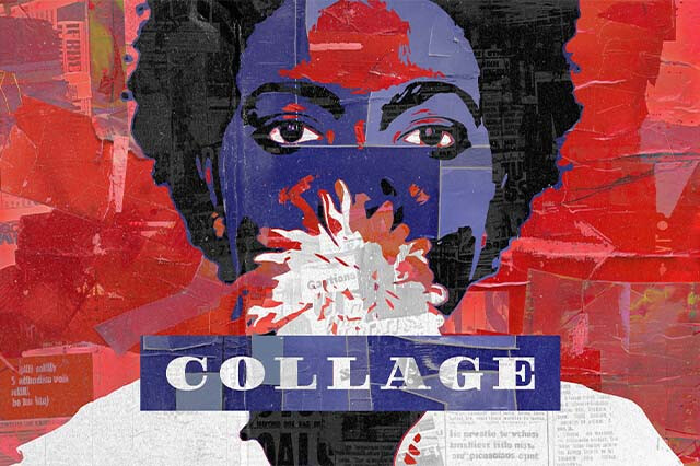 Download Painted Paper Collage Photo Effect