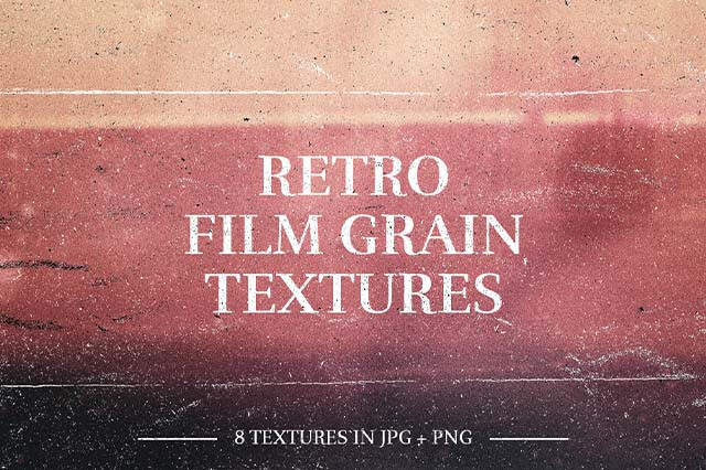 Download 8 Retro Grain Textures