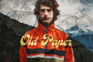 Download Old Cracked Paper Photo Effect