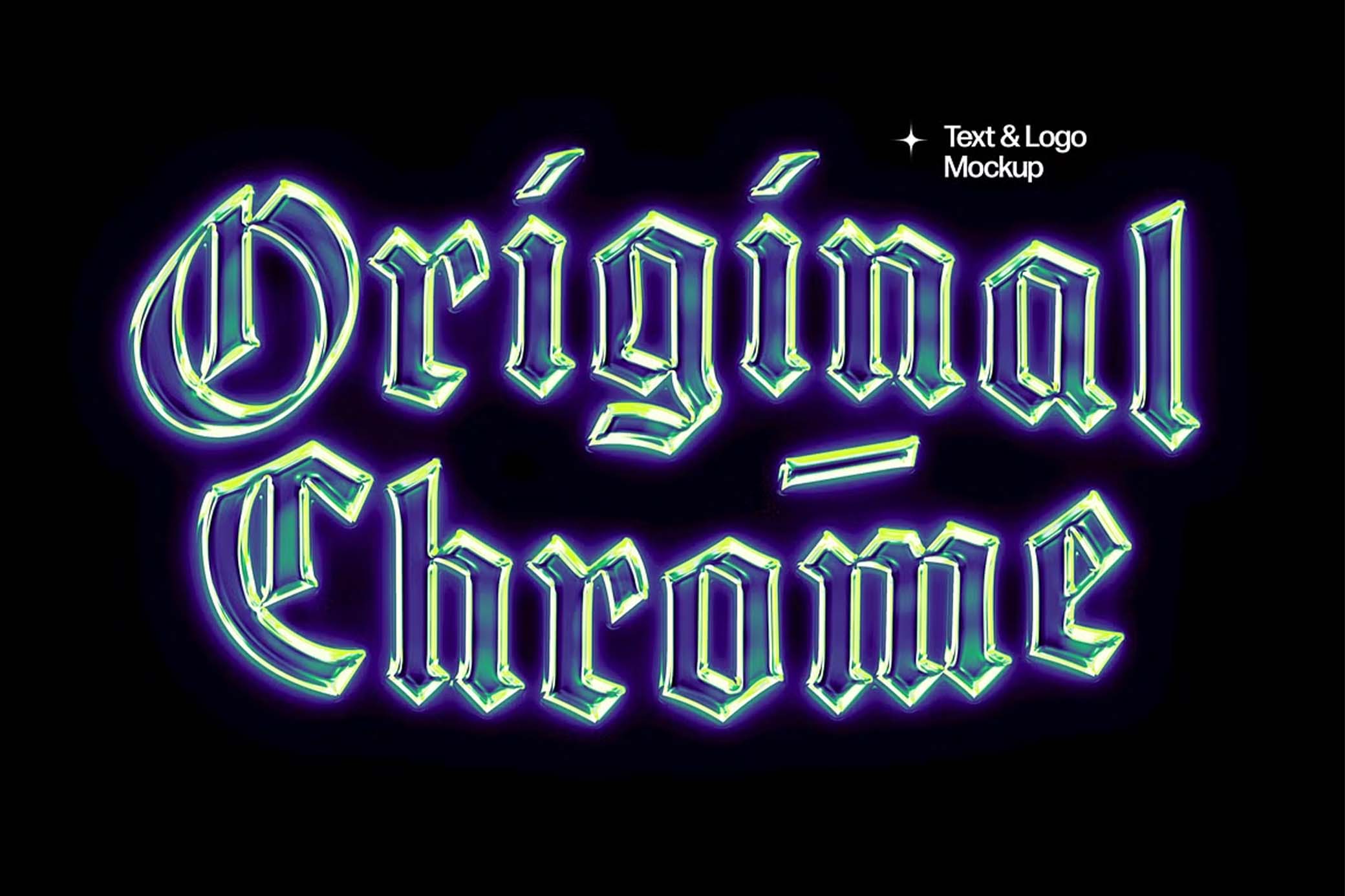 Download Glass Chrome Text Effect