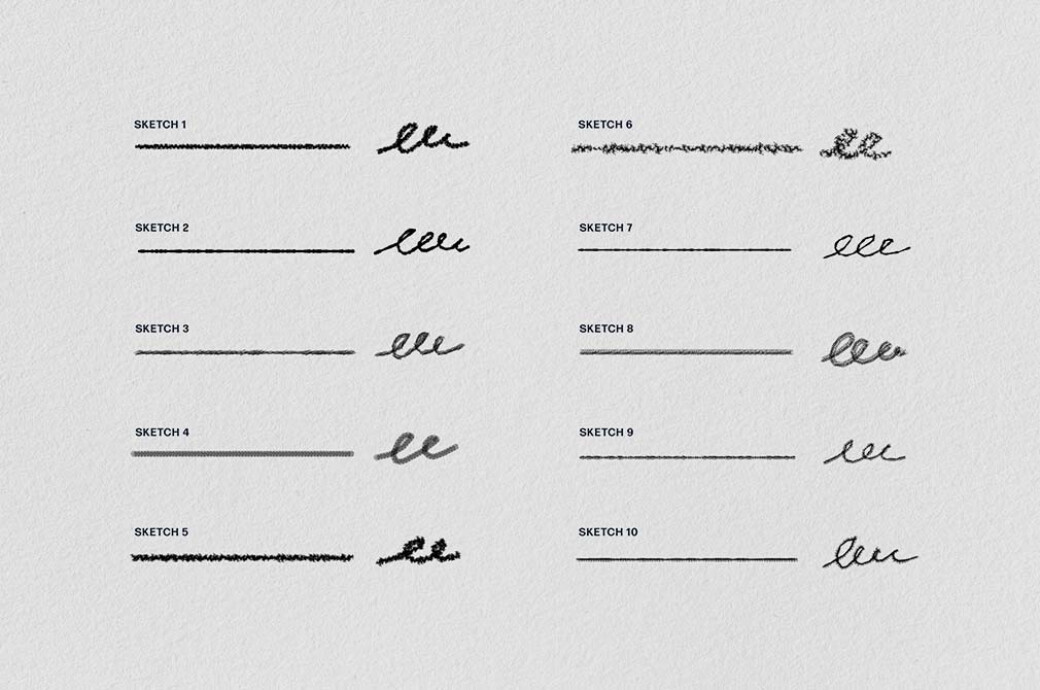 Sketch Illustrator Brushes