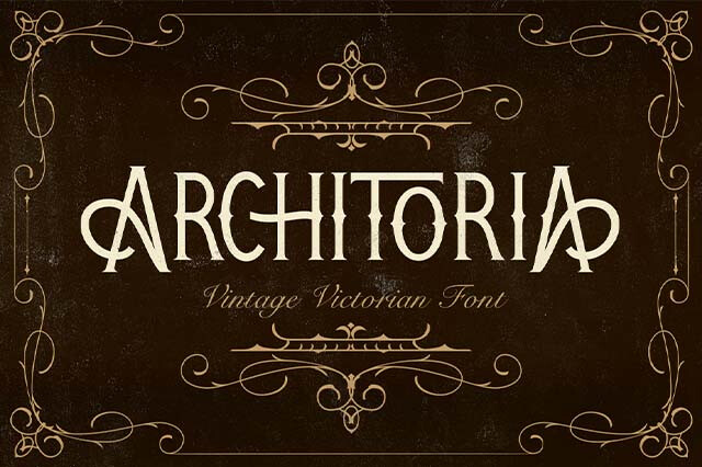 Download Architoria — Vintage Victorian Font