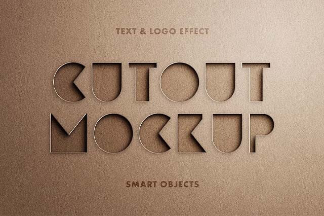 Download Minimalist Cut Out Mockup