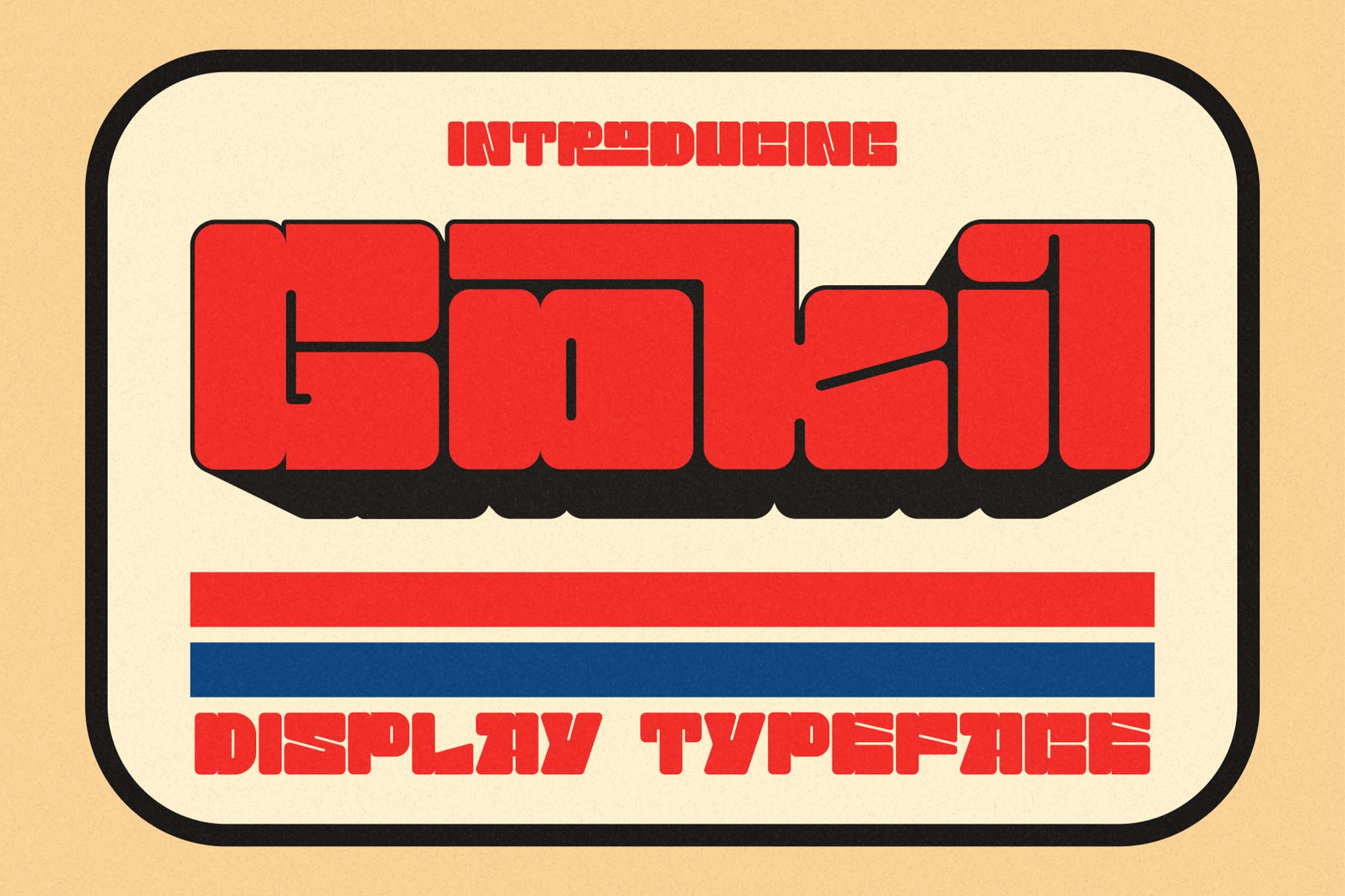 Download Gokil — Retro Display Font