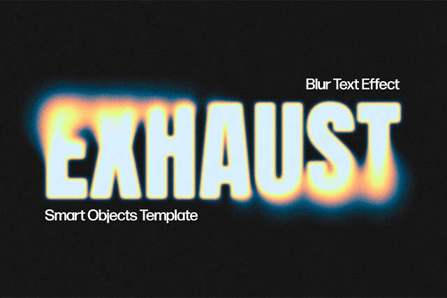Download Exhaust Blur Text Effect