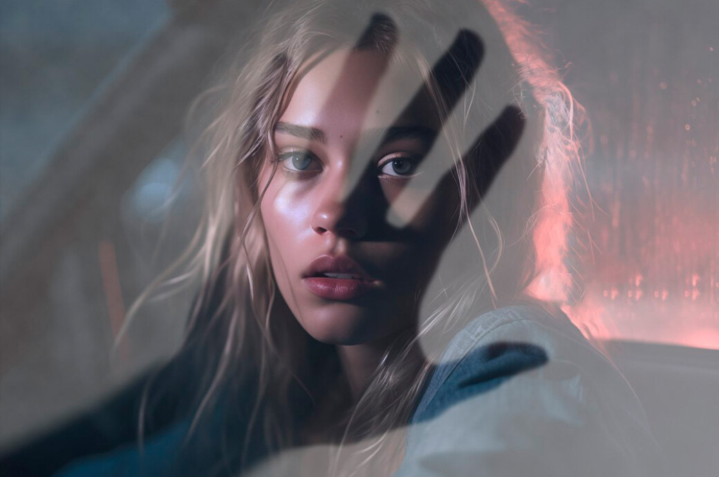 Cinematic Fogged Glass Photo Effect