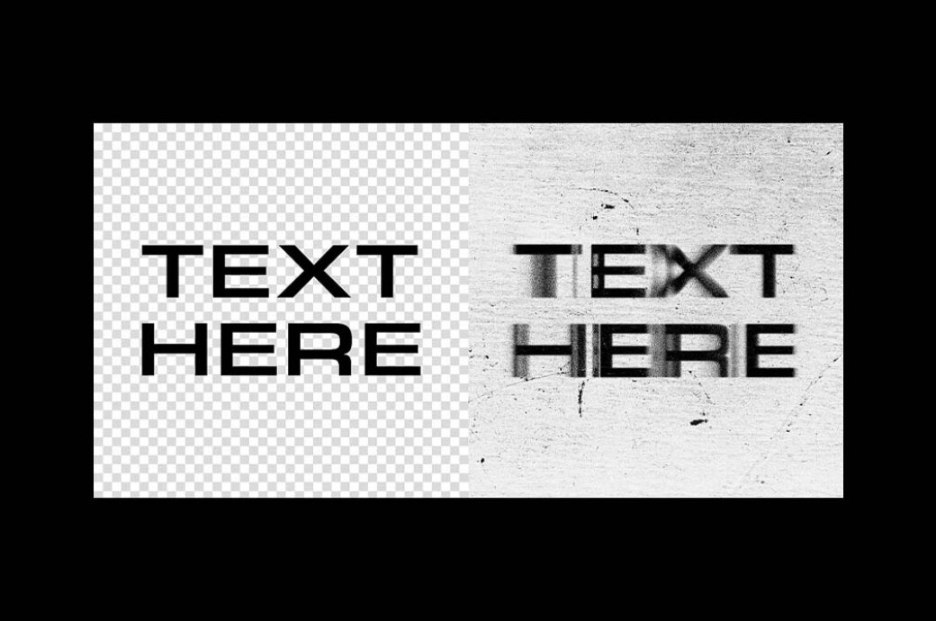 Distort Text Effect