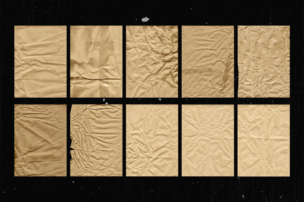 Realistic Cardboard Textures