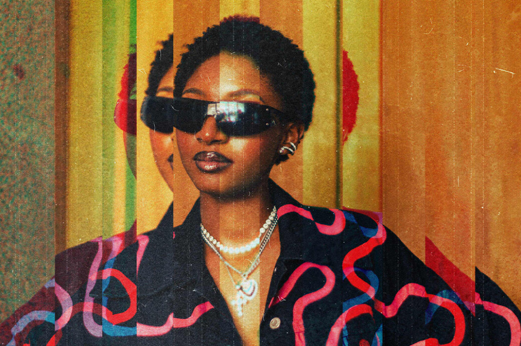 Fractal Glass Photo Effect