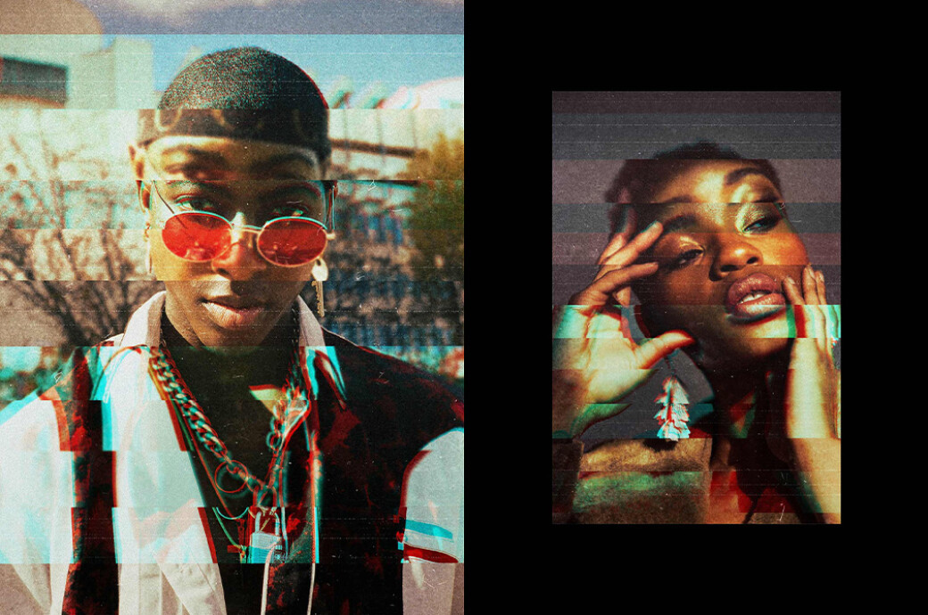 Fractal Glass Photo Effect