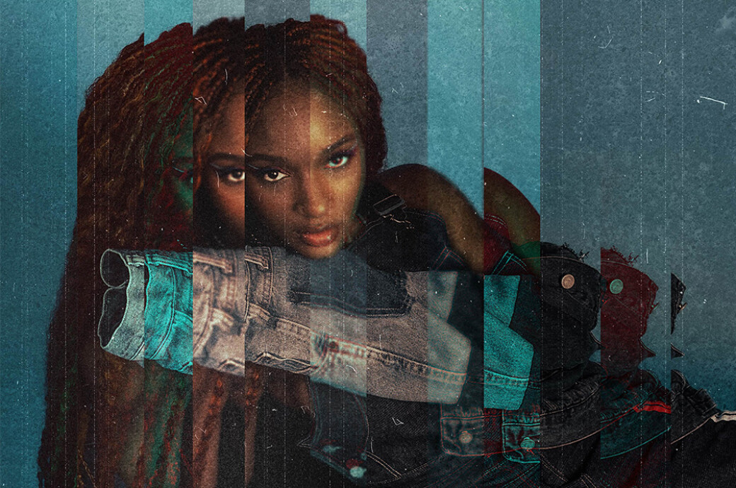 Fractal Glass Photo Effect