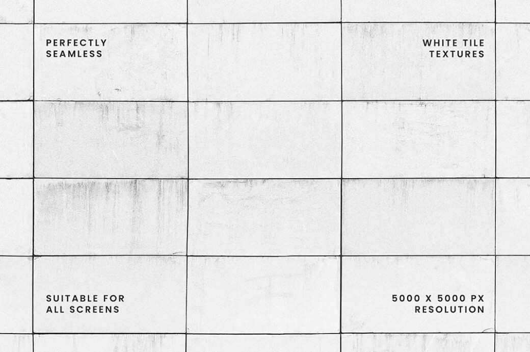 Seamless White Tile Textures