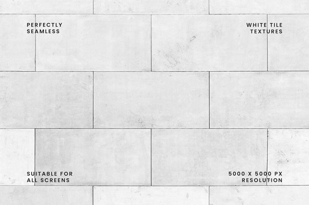 Seamless White Tile Textures