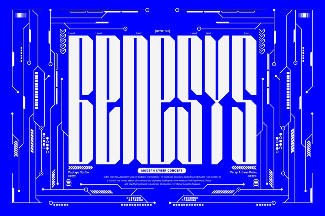 Zephyrus — Modern Condensed Font