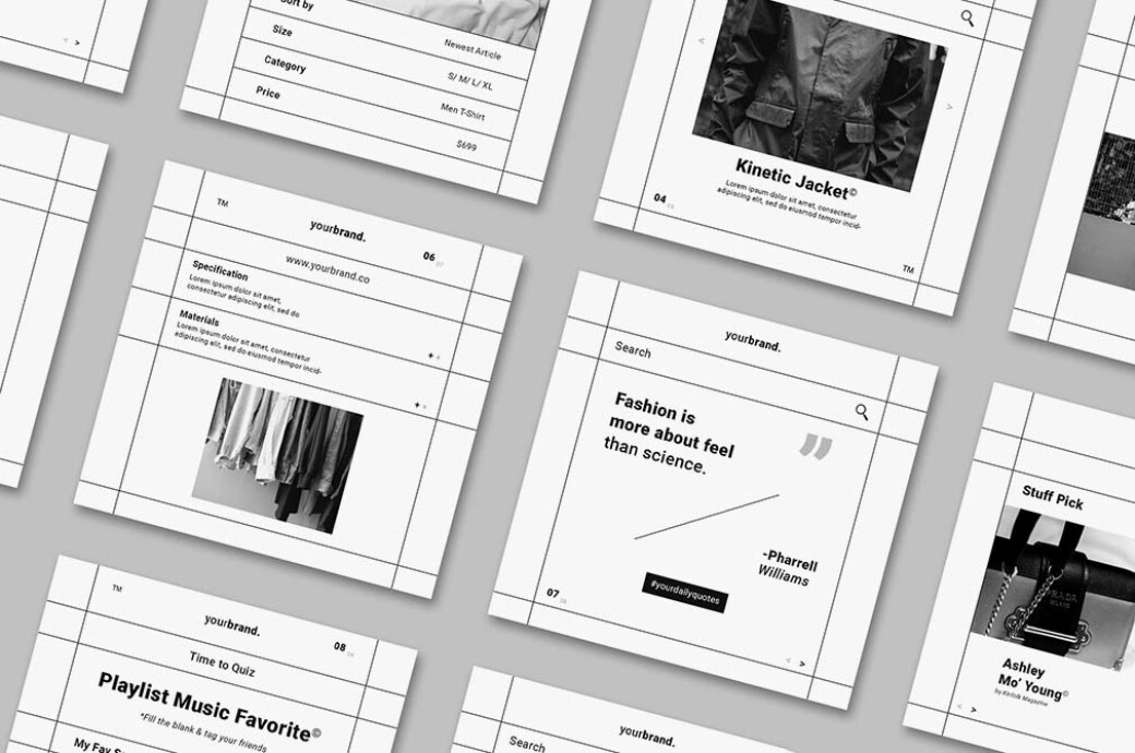 Kinetic Instagram Template