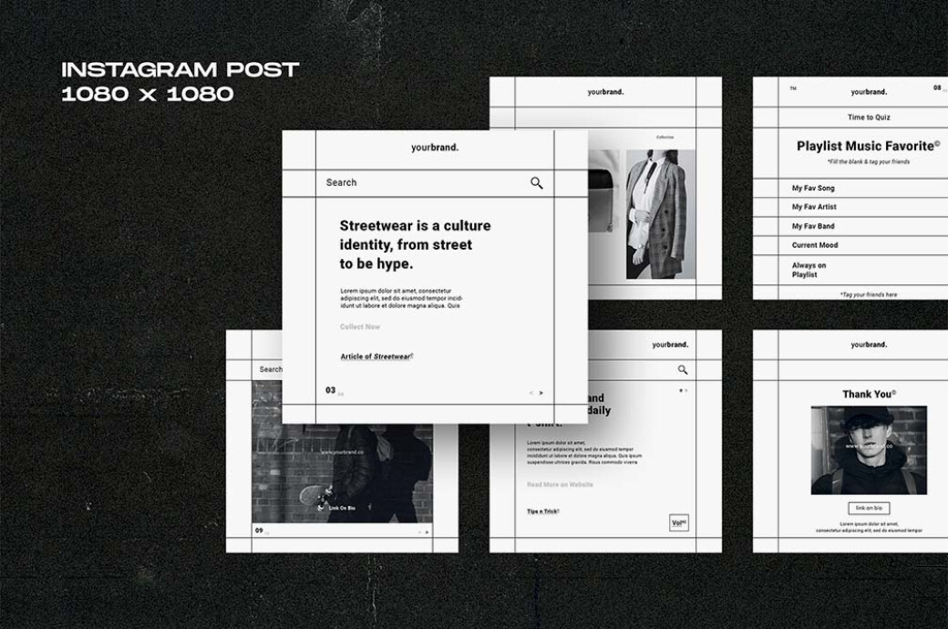 Kinetic Instagram Template