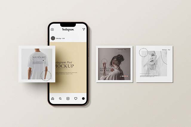 Download Instagram Post Mockup Vol.2