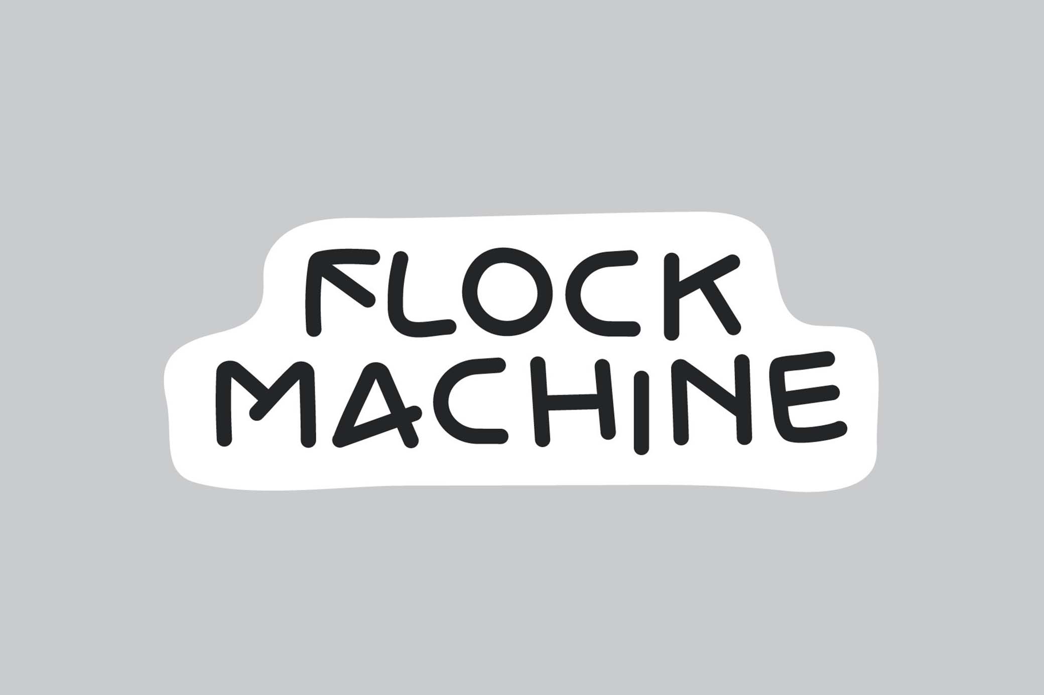 Flock Machine Font
