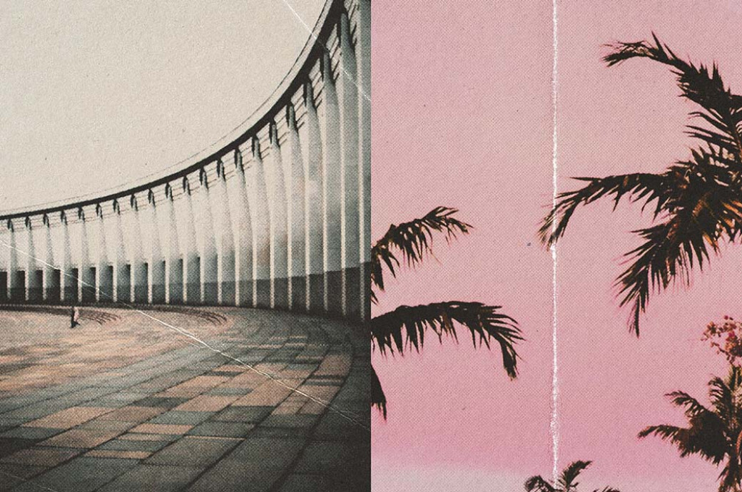 Crumpled Paper Sheets Poster Effect