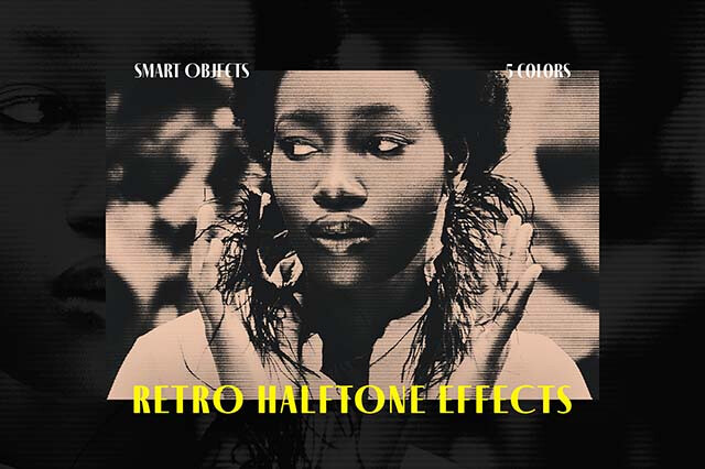 Retro Halftone Effect
