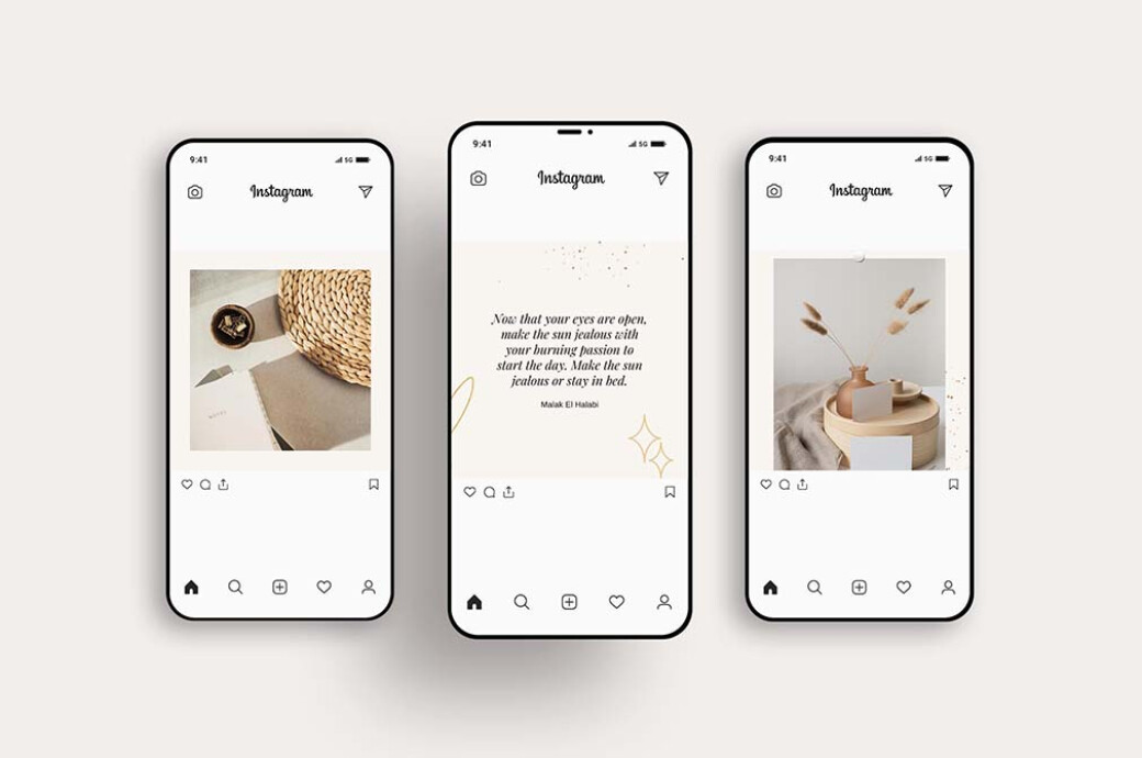 Elegant Instagram Puzzle Template
