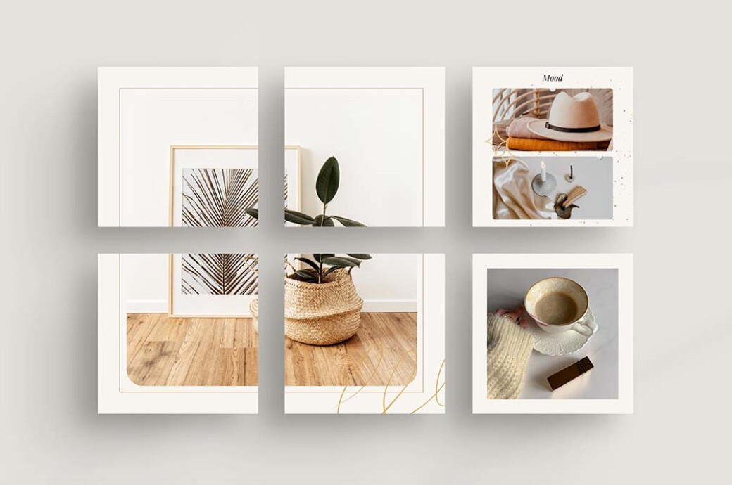 Elegant Instagram Puzzle Template