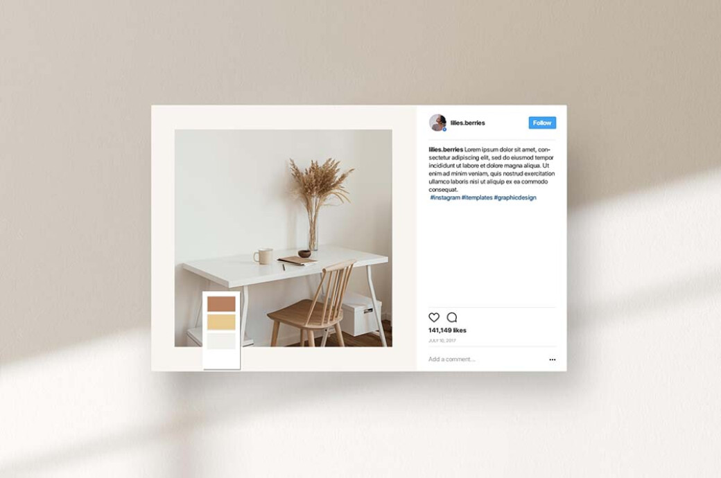 Elegant Instagram Puzzle Template