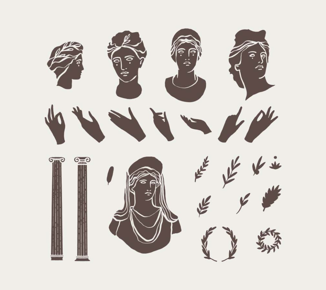 Ancient Greece Aesthetic Graphics