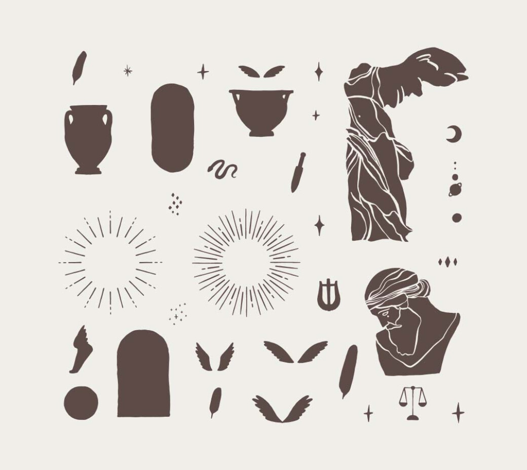 Ancient Greece Aesthetic Graphics