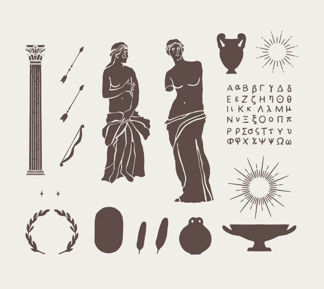Ancient Greece Aesthetic Graphics