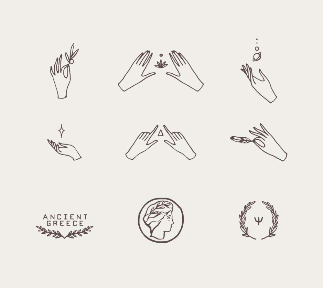 Ancient Greece Aesthetic Graphics