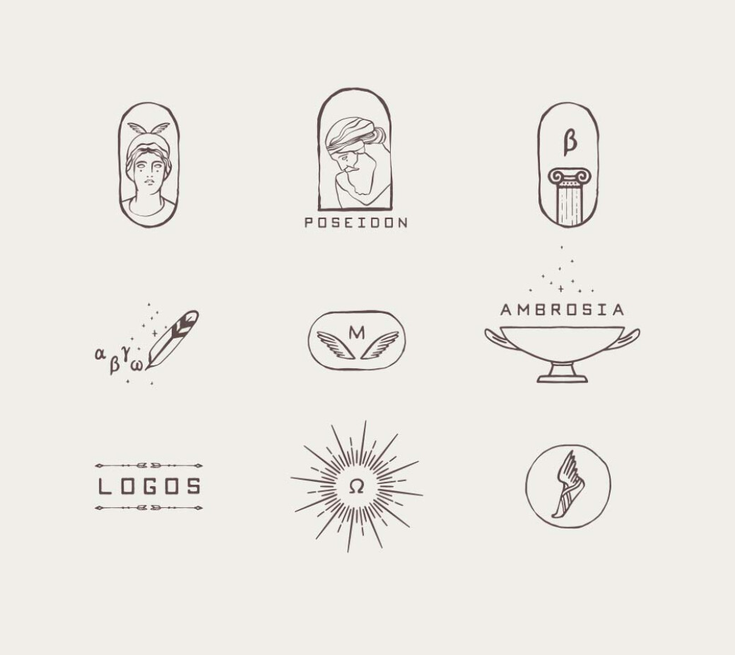 Ancient Greece Aesthetic Graphics