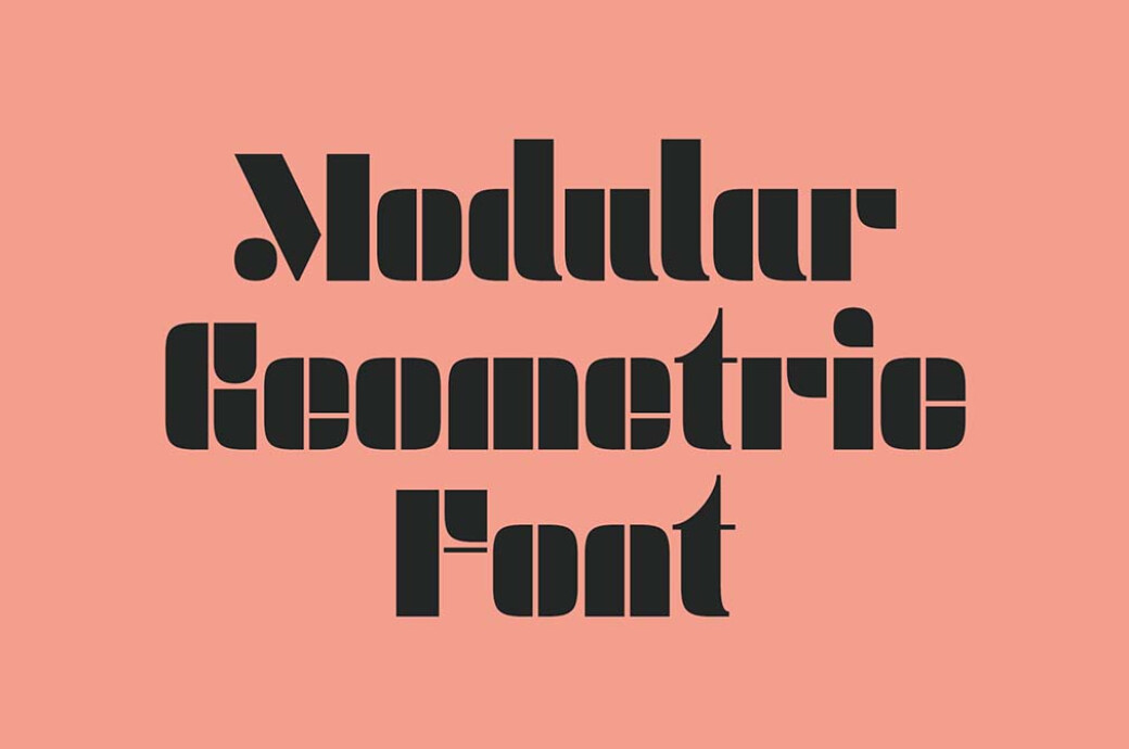 Tghead Geometric Font