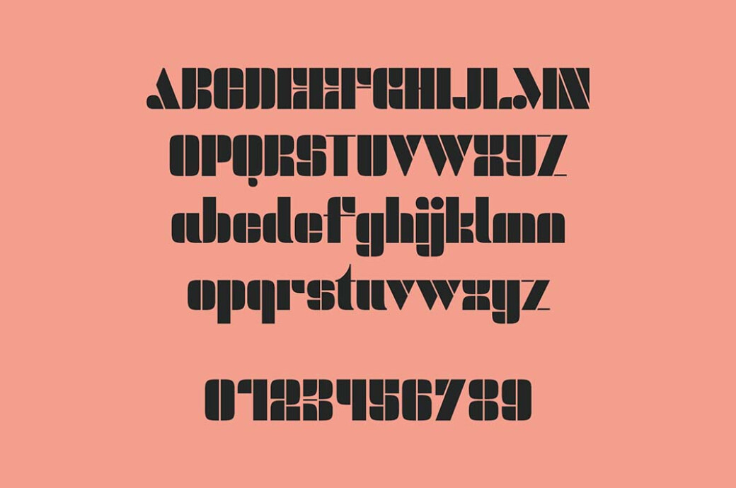 Tghead Geometric Font