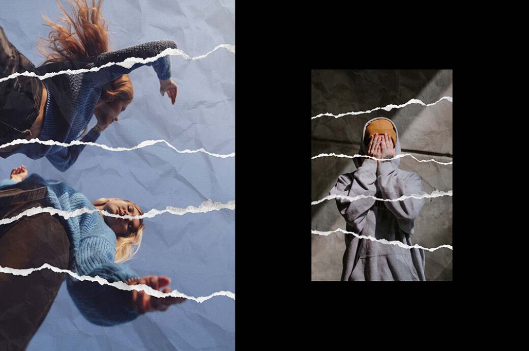 Ripped Paper Poster Photo Effect