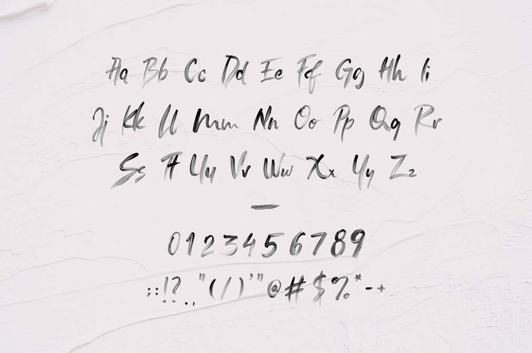 Loving Rose Watercolor Font